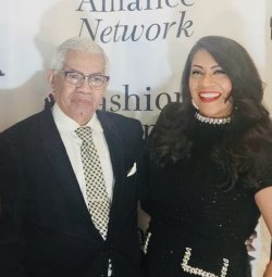 Adjunct Professor Julie Panchu with Freddie Leiba